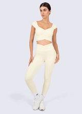 CROP EMANA FLOW - BUTTERCREAM