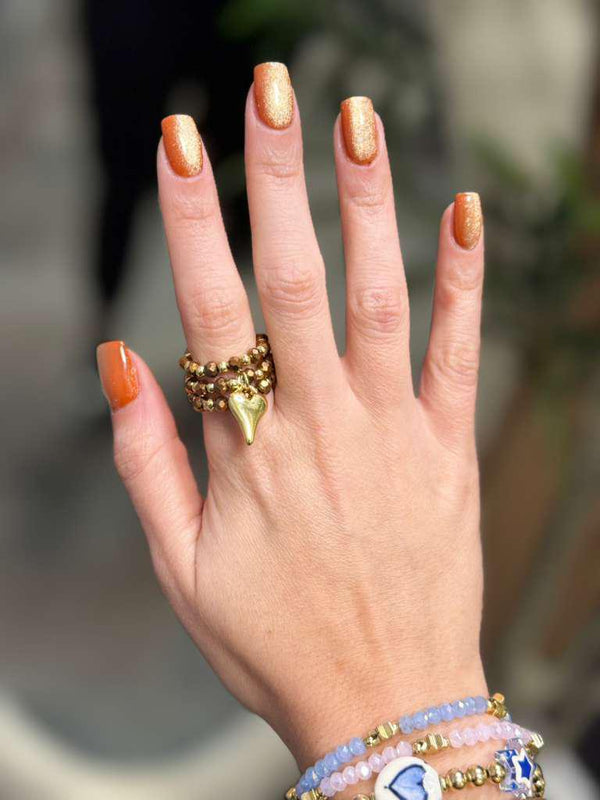 R6036 Elastic heart ring