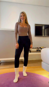 L900 FLeece Lined high-waisted leggings pants