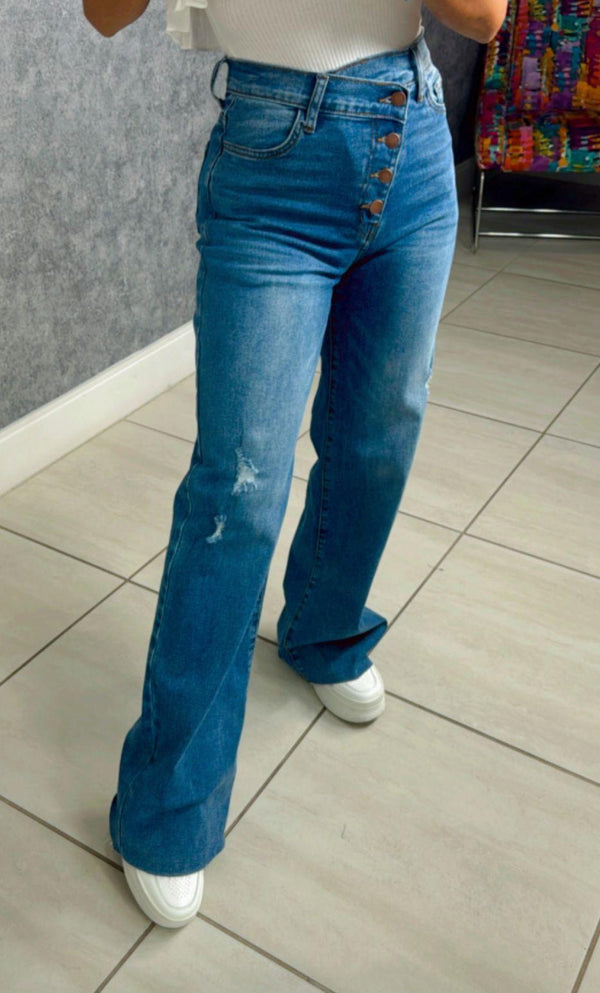 5010 Crossover straight denim pant jeans