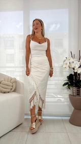 8912 Knit top and skirt set