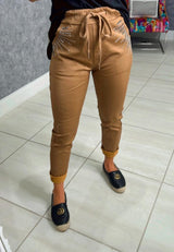 2159 Joggers pants with stones