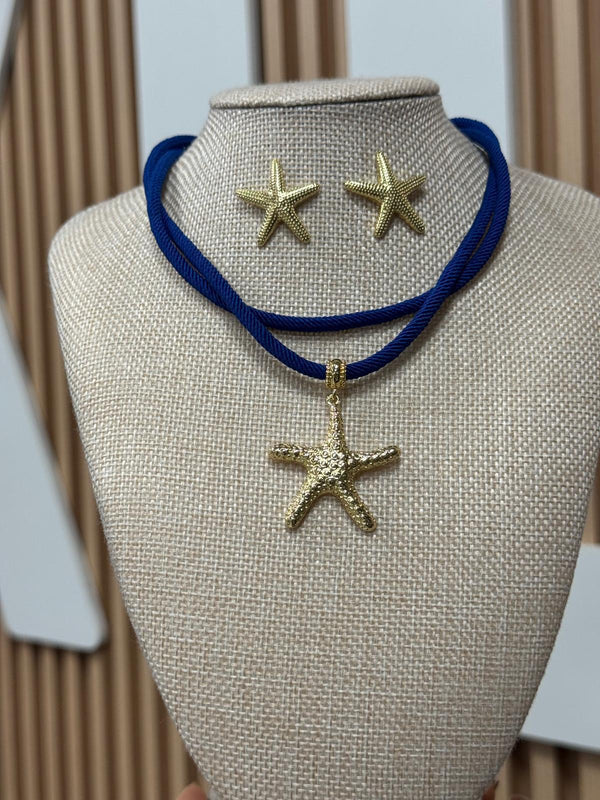 DL29 Azul estrella de mar set