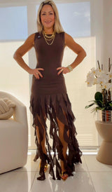 5235 Sleeveless maxi dress