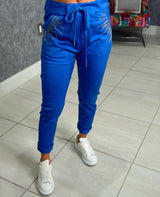 2159 Joggers pants with stones