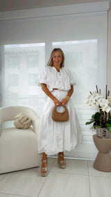 1774 Bubble top and skirt set