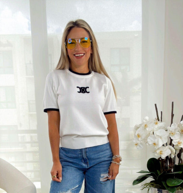 2193 C&C short sleeve sweater T-shirt