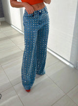 4440 Baggy pants with studs
