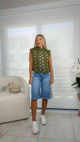 6114 Napoleon denim vest