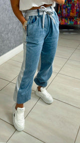 1265 Denim and cotton pants