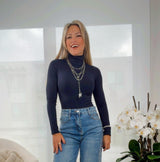 9005 Highneck longsleeve bodysuit