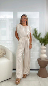 2090 Linen top and pants set