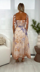 8626 Organza midi dress