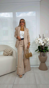 5220 Blazer and palazzo pants set