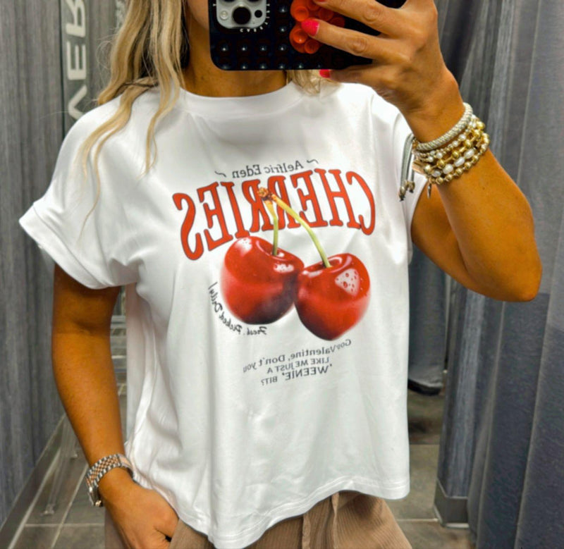 BL32 Cherries relax T-shirt