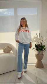 1208 Amour print sweater