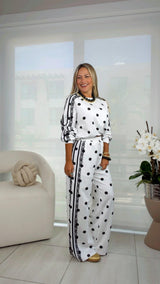 112 Polka dot sweater and pants set