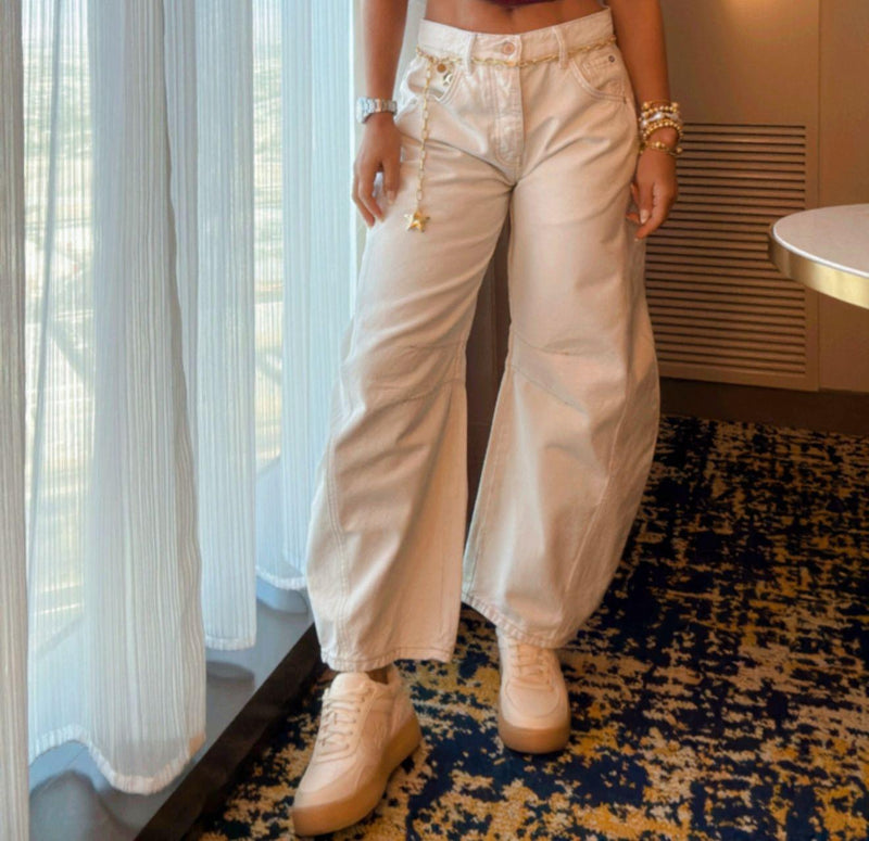 7434 Barrel denim pants