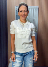 2190 Milano short sleeve sweater T-shirt