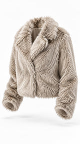 F207 Fluffy cozy jacket