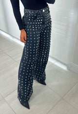 4440 Baggy pants with studs