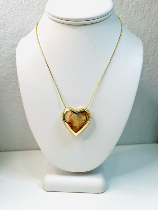 Heart necklace love big