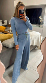 5561 Long sleeve top and pant set