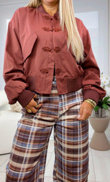 6180 Chinese style long sleeve jacket