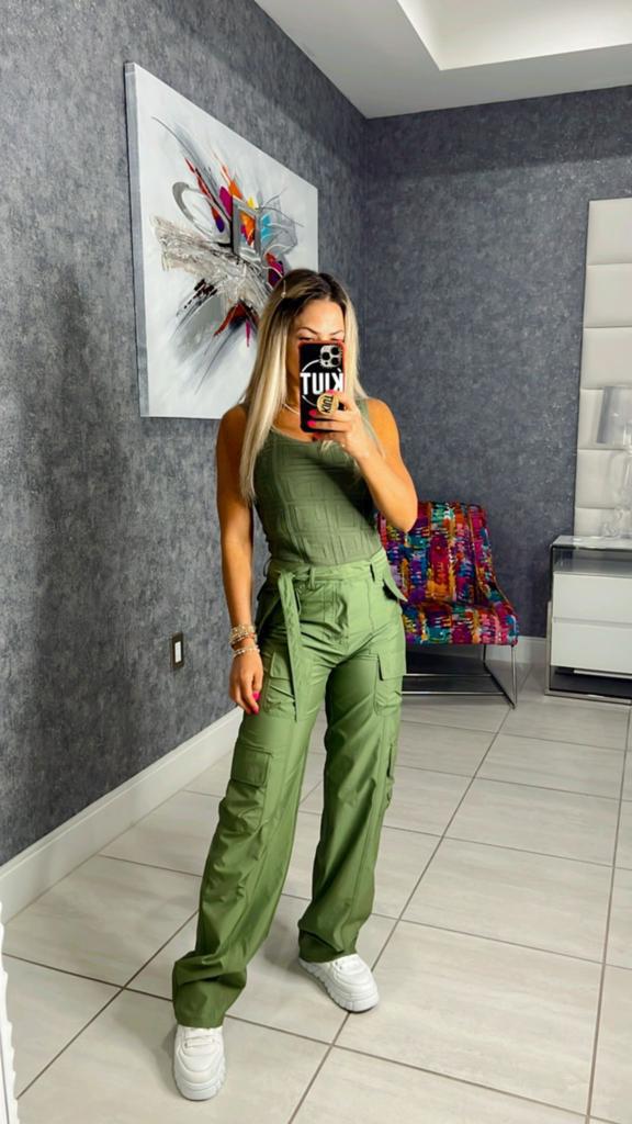 1331 Bodysuit and cargo pant set