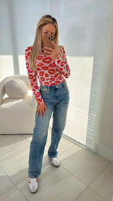 1509 Love kisses mesh top