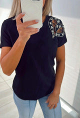 1388 Shiny heart T-Shirt