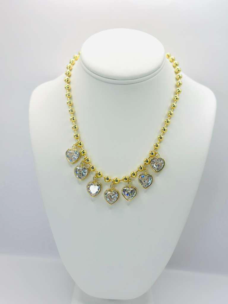 N1183 Mónica Heart Necklace