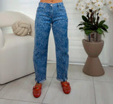 1847 Slouchy crop barrel python pants