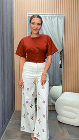 8514 Knit fashion top