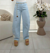 6026 Stretchy bubble jeans pants