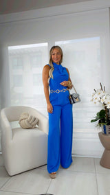 1296 Sleeveless wide leg jumpsuit