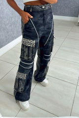 1111 Glittering wild pants