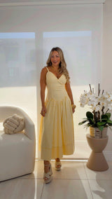 2858 Stripe midi dress