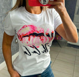 T12 Oh la la lips T-shirt
