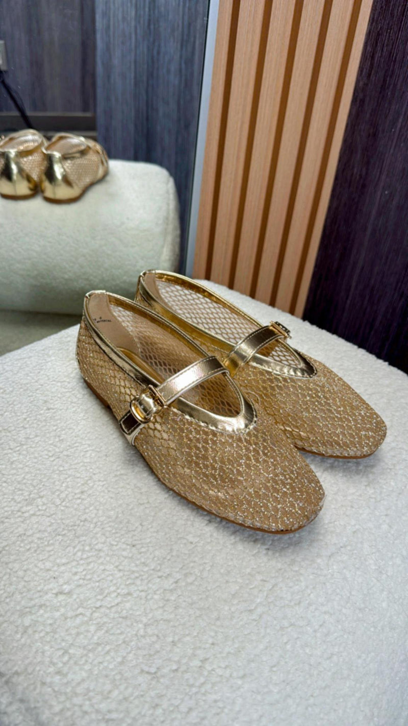 T29 Accept mesh MaryJane ballerine
