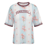 0726 Vzla bloom mesh top