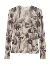 2243 Long sleeve mesh innder layer top
