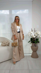 5220 Blazer and palazzo pants set
