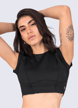 CROP FUTURE SCULPT - BLACK