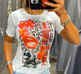 T12 Animal print and red elements