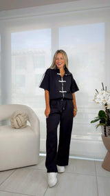 4620 Contrast trim lounge set
