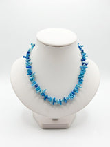 N1246 Puka coral colors necklace