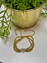 DL52 Triple bracelet pave
