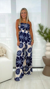 S277 Tube cut off back jumpsuit