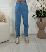 0820 High ruffled waist paperbag pants